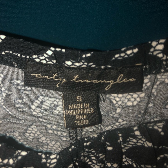 City Triangles S party dress lace print pockets - Picture 7 of 8